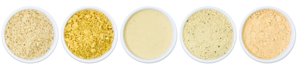 Bowls of breadings