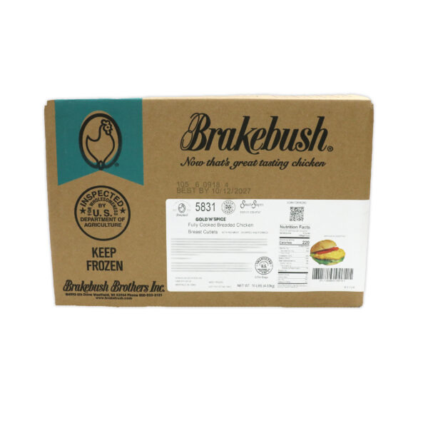 SmartShapes<sup>®</sup> Gold'N'Spice<sup>®</sup> Breaded Breast Cutlets, Fully Cooked, Frozen, 3.7 oz.</br><p style="font-size: small; color: #DF702D">Product Code: 5831</p> - Image 3
