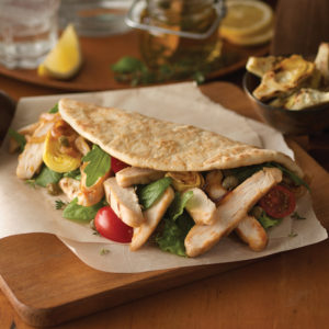 Chik'N'Zips<sup>®</sup> NAE Natural Grilled 3/8 Inch Sliced Chicken Breast, Fully Cooked, Gluten Free</br><p style="font-size: small; color: #DF702D">Product Code: 5215</p>