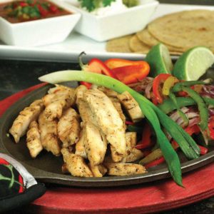 Chik'N'Zips<sup>®</sup> Fajita 3/8 Inch Sliced Chicken Thigh Fully Cooked</br><p style="font-size: small; color: #DF702D">Product Code: 5246</p>