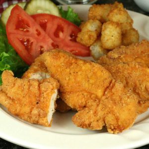 Gold'N'Spice Tenderloins on a Plate