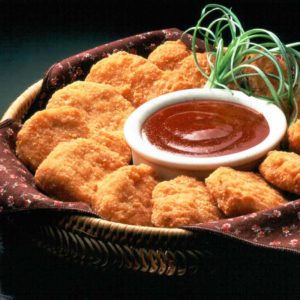 Chicken Nuggets in a Basket