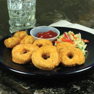 Gold'N'Spice<sup>®</sup> Chik'N O's<sup>®</sup> Nuggets, Fully Cooked, Breaded, Frozen, 0.7 oz.</br><p style="font-size: small; color: #DF702D">Product Code: 5664</p>