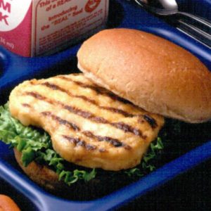 CN Grilled Breast Patties, Fully Cooked, Unbreaded, Frozen, 2.62 oz.</br><p style="font-size: small; color: #DF702D">Product Code: 5990</p>