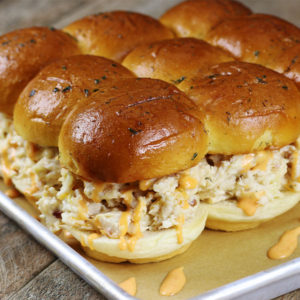 Chicken Bacon Ranch Sliders