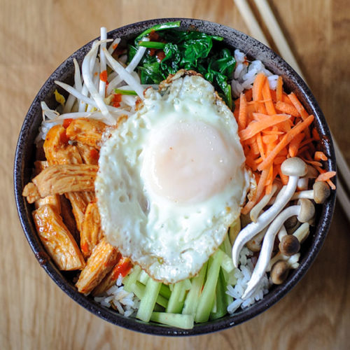 Korean Chicken Bibimbap Bowl Brakebush