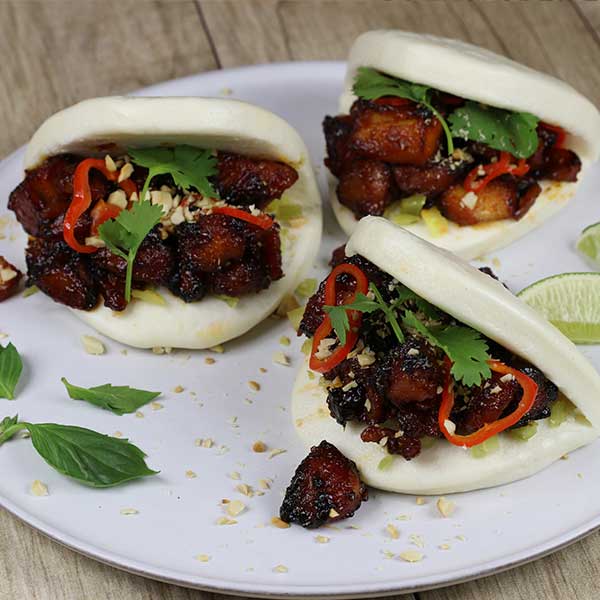 Chicken Bao on a Plate