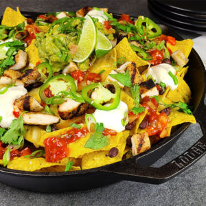 Loaded Nachos in a Pan
