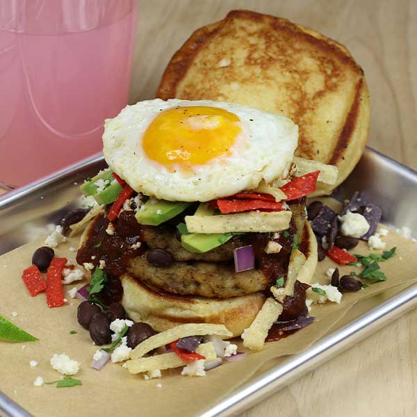 Huevos Rancheros Breakfast Sandwich