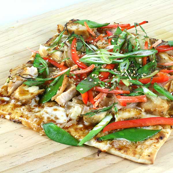 Korean BBQ Chicken Pizza