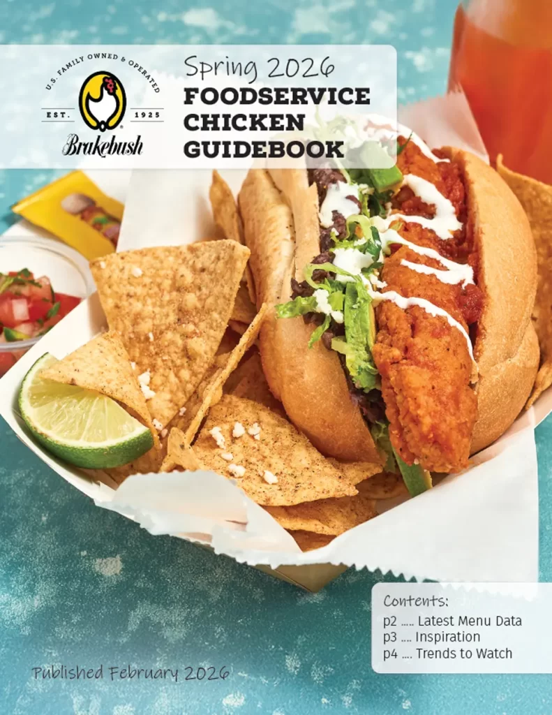 Report cover for the Spring 2026 Foodservice Chicken Guidebook