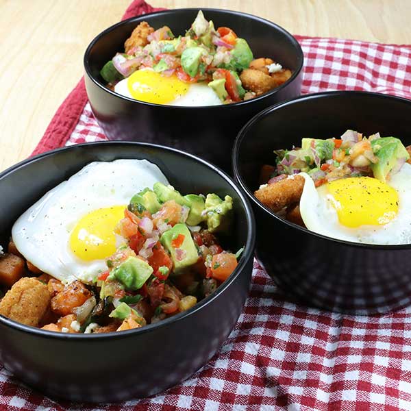 Sweet Potato Hash Bowls