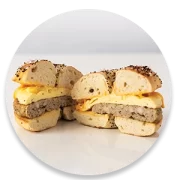 Chicken Breakfast Sausage Sandwich